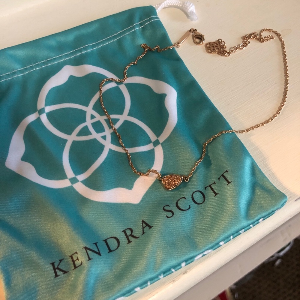 Kendra Scott Rose Gold Pendant Necklace